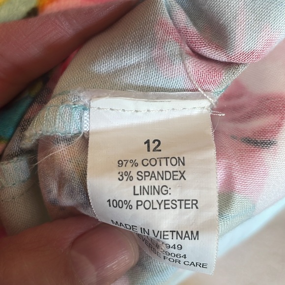 💙VTG Floral SOHO Apparel women’s size 12 dress - Picture 9 of 9